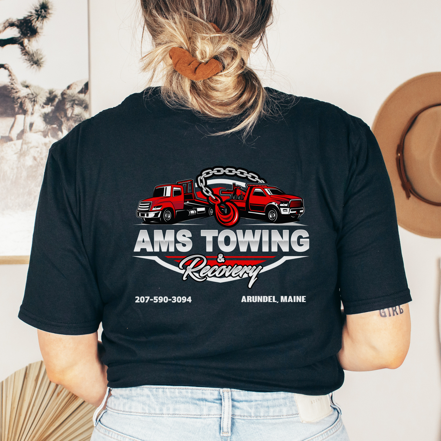 AMS Towing - Unisex Short Sleeve T-Shirt