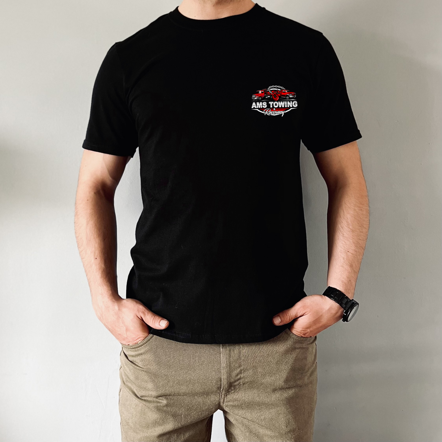 AMS Towing - Unisex Short Sleeve T-Shirt